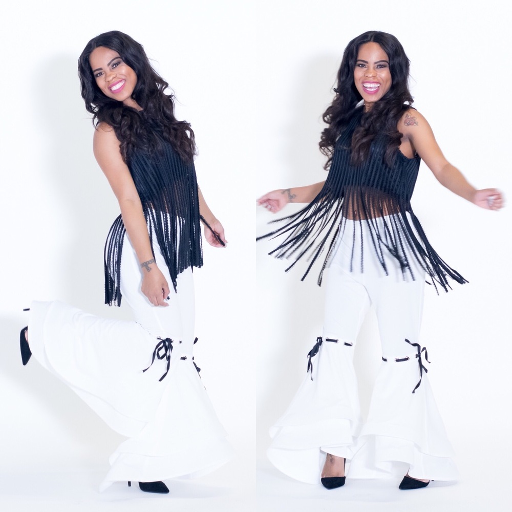 Fringed Black Shirt